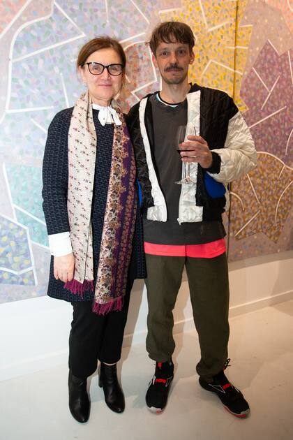 Donatella Cannova, agregada cultural y directora del Instituto Italiano de Cultura, junto a Ivan López Prystajko, de Grupo Bondi