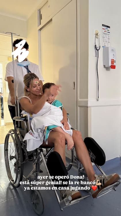 Donatello, el hijo de Noelia Marzol fue intervenido quirúrgicamente (Foto: Instagram @noeliamarzolok)