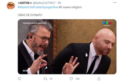 Donato De Santis acaparó todas las miradas en la final de MasterChef Celebrity por sus uñas pintadas de negro