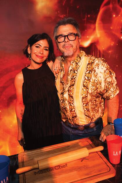 Donato de Santis
estuvo acompañado
por su mujer Micaela
Paglayan