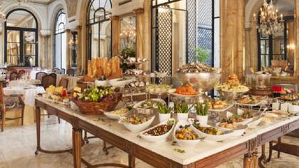 Dónde comer comida internacional: L´Orangiere. Foto: Web L´Orangiere