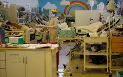 Donde funcionaba la Sala de Pediatría, ahora se organizaron más camas de terapia intensiva en el Hospital Municipal Domingo Angio, de José C. Paz
