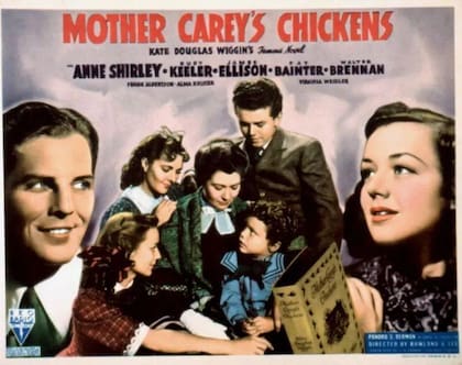 Donnie, en el centro, vestido de azul, en el afiche de la primera película en la que actuó.