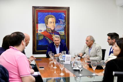 D'Onofrio, con Lufrano a su izquierda