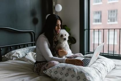 Dormir con tu perro tiene sus beneficios (Foto: RODNAE Productions/Pexels)