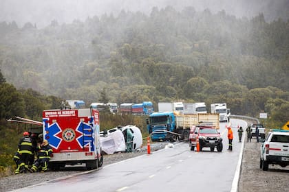 Dos argentinas, una española, una china, un hombre y una mujer mexicanos murieron ayer en el choque sobre la ruta 40 
