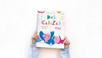 "Dos cabezas", un nuevo libro de Nicolás Schuff, ilustrado por Gabriela Burin