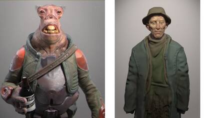 Dos creaciones de Napkil hechas con herramientas de realidad virtual