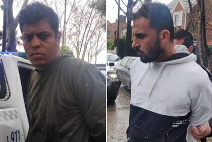 Dos de los delincuentes detenidos en Vicente López