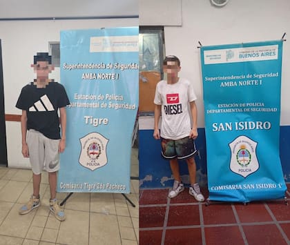 Dos de los detenidos por la Policía bonaerense