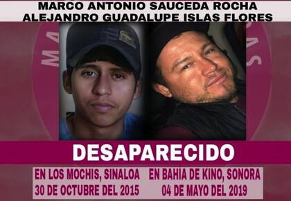 Dos de los seis hijos de Flores, Alejandro y Marco Antonio, permanecen desaparecidos