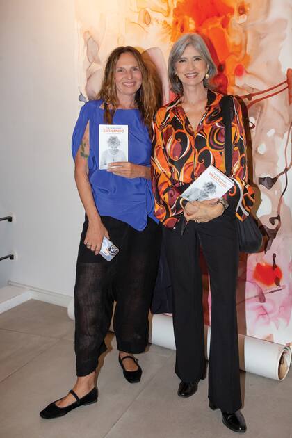 Dos de sus amigas de siempre, las ex modelos Ginette Reynal y Tere Garbesi