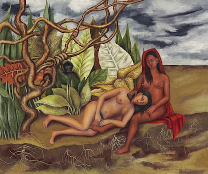 "Dos desnudos en el bosque (La tierra misma)" (1939), Frida Kahlo (Christie’s, 2016)