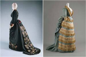 Dos diseños que integran la colección del Metropolitan Museum