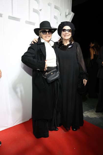 Dos estrellas del espectáculo, Soledad Silveyra y Graciela Borges.