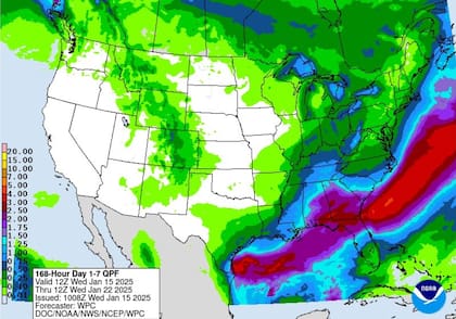 Dos frentes fríos avanzan en dirección a Florida