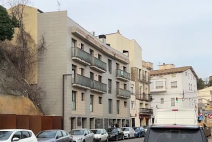 El edificio de Sallent, España, donde ocurrió la tragedia