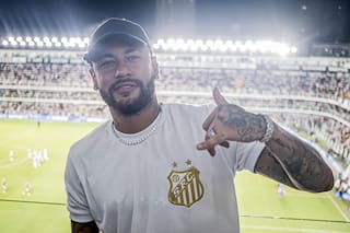 Dos goles de Neymar le dan la primera victoria al Santos ante Vasco da Gama en el Brasileirão