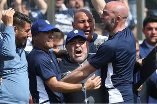 Maradona. Tras la muerte del ídolo, Sebastián Méndez se alejó de Gimnasia