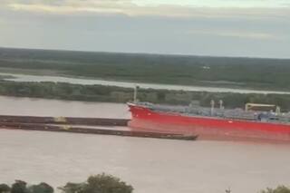 Dos embarcaciones protagonizaron un fuerte choque en el Río Paraná