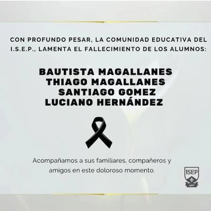 Dos hermanos y dos amigos: quiénes eran los jóvenes que murieron tras chocar contra un árbol en Mendoza