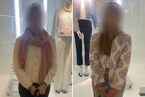 Dos jóvenes españolas de 21 y 22 años fueron detenidos el jueves pasado por tentativa de robo de un local de ropa en el shopping Alto Palermo
