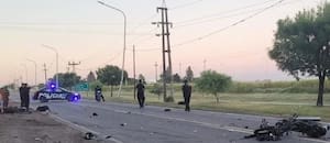 Dos muertos en una colisión frontal de motos en la ruta nacional 11