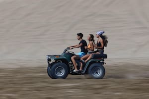 Dos mujeres resultaron heridas en un accidente de cuatriciclo en la zona del Camping Pucará (foto ilustrativa)