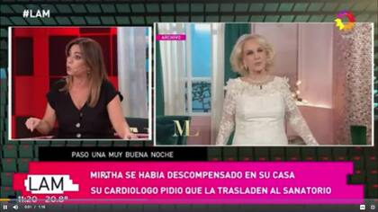 Dos personas disfrazadas intentaron ingresar a la habitación de Mirtha Legrand en el sanatorio Mater
