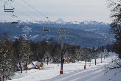 Dos pistas privadas donde los huéspedes pueden esquiar
