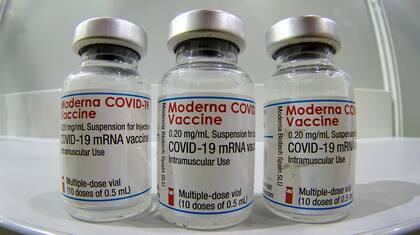Dosis de la vacuna fabricada por Moderna
