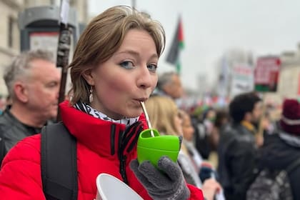 Dowbor se muestra cercana a sus tradiciones argentinas en redes.