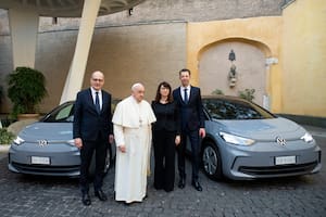 Los nuevos autos eléctricos del papa Francisco
