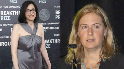 Dra. Aviv Regev (izquierda), en 2023 (Foto: Getty Images), y Dra. Sarah Teichmann, en 2016 (Foto: Wikipedia).
