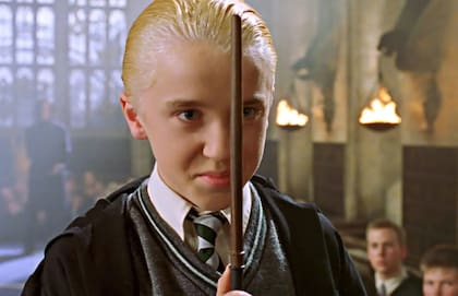 Draco Malfoy, el personaje que llevó a la fama a Tom Felton en Harry Potter (Foto: captura)