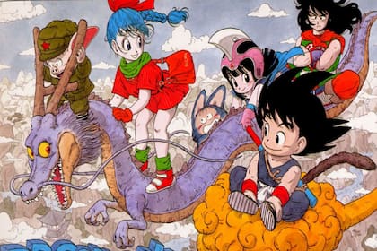 Dragon Ball en sus comienzos, con un Goku aún niño