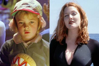 Drew Barrymore. Comenzó su carrera en ET, el extraterrestre, vivió el infierno y pudo superarlo muy bien
