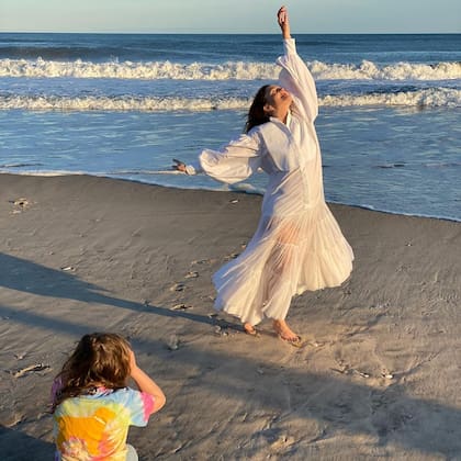 Drew Barrymore y su hija, Olivia.