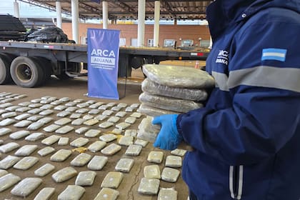 Droga incautada en la frontera con Paraguay