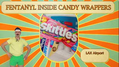 Drogas en los envoltorios de confites