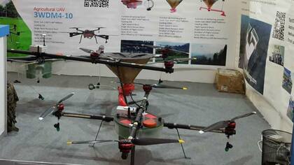 Drones aplicadores de productos granulados o agroquímicos