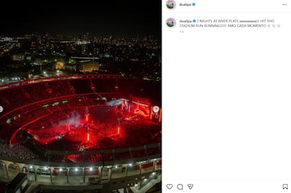 Dua Lipa expresó su felicidad tras sus dos shows en River