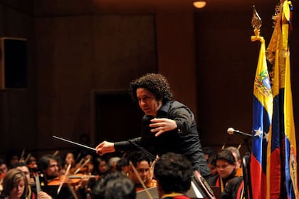 Dudamel, en otros tiempos de su relación con el poder