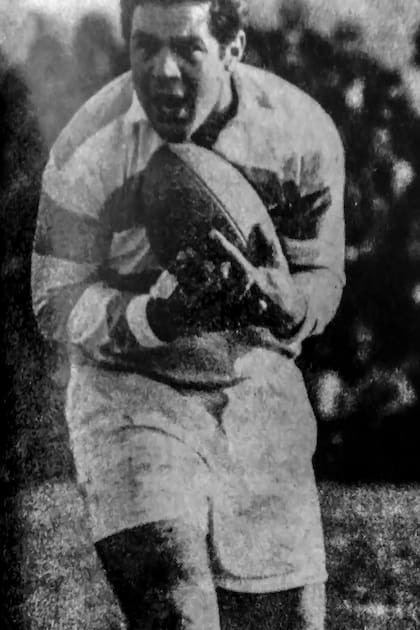 Duddley Morgan, según sus compañeros, un fullback seguro y tackleador