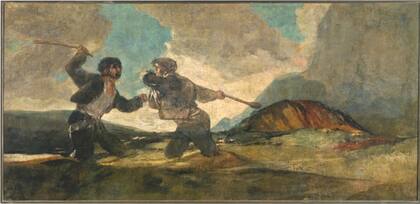 Duelo a garrotazos, de Francisco de Goya