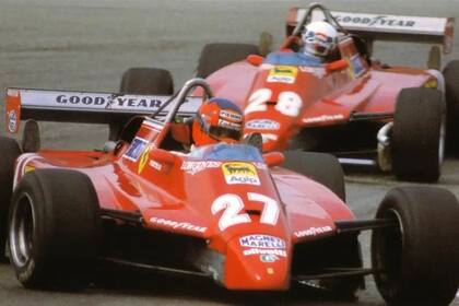 Duelo en Ferrari: Gilles Villeneuve lidera sobre Didier Pironi; la malinterpretación de un cartel provocó la ruptura de la relación entre los pilotos y la tensión derivó en accidentes y muerte