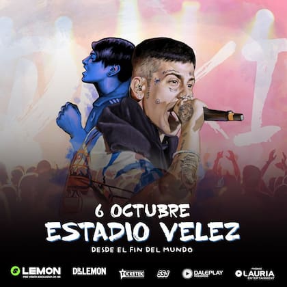Duki se presenta el 6 de octubre en Vélez Sarsfield (Foto: Instagram @duki)