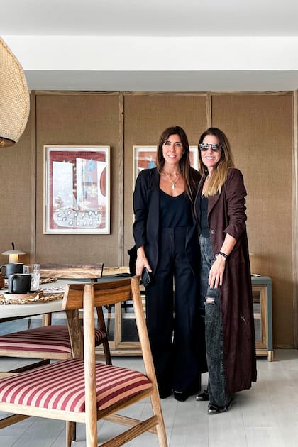 Dulce Cattaneo y Sol Palou en el espacio de Talleres Sustentables