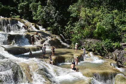 Dunn´s Falls en Ocho Ríos, uno de los principales atractivos de Jamaica