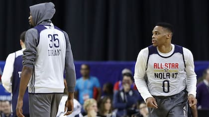 Durant y Westbrook, una relación rota
